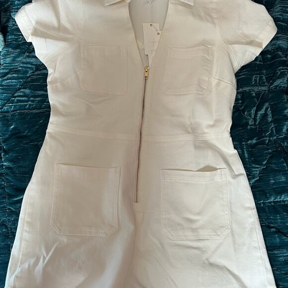 Show Me Your MuMu - Ranch Romper in Pearly White - Picture 2 of 4